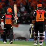 David Warner of the Sunrisers Hyderabad