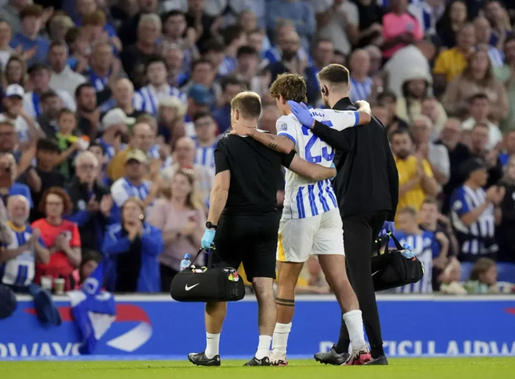 O’Riley injured as Brighton fly past Crawley 4-0 in League Cup